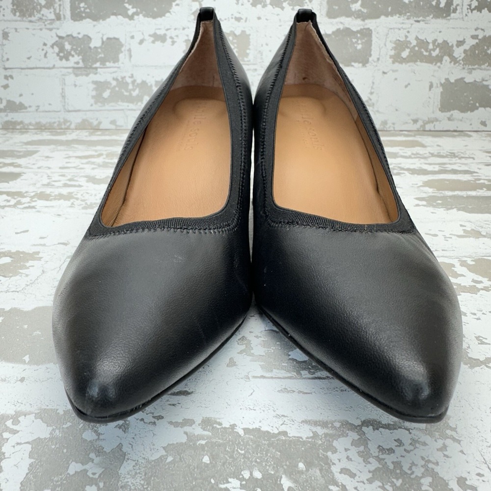Gentle Soles by Kenneth Cole Dionne Pumps Women 10M Black Pointed Toe Block Heel - Picture 6 of 11
